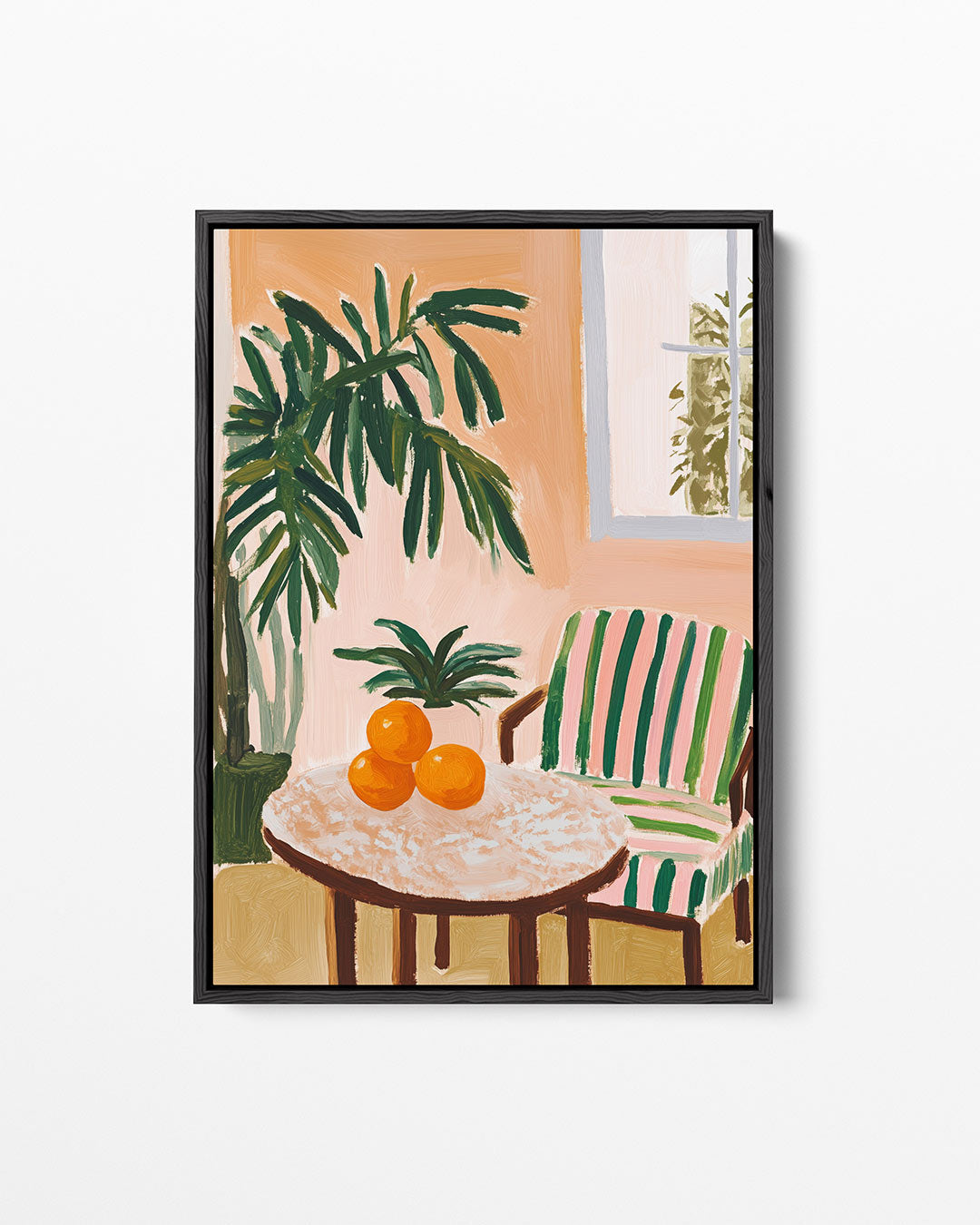 Interieur met planten – staand wanddecoratie kunstwerk