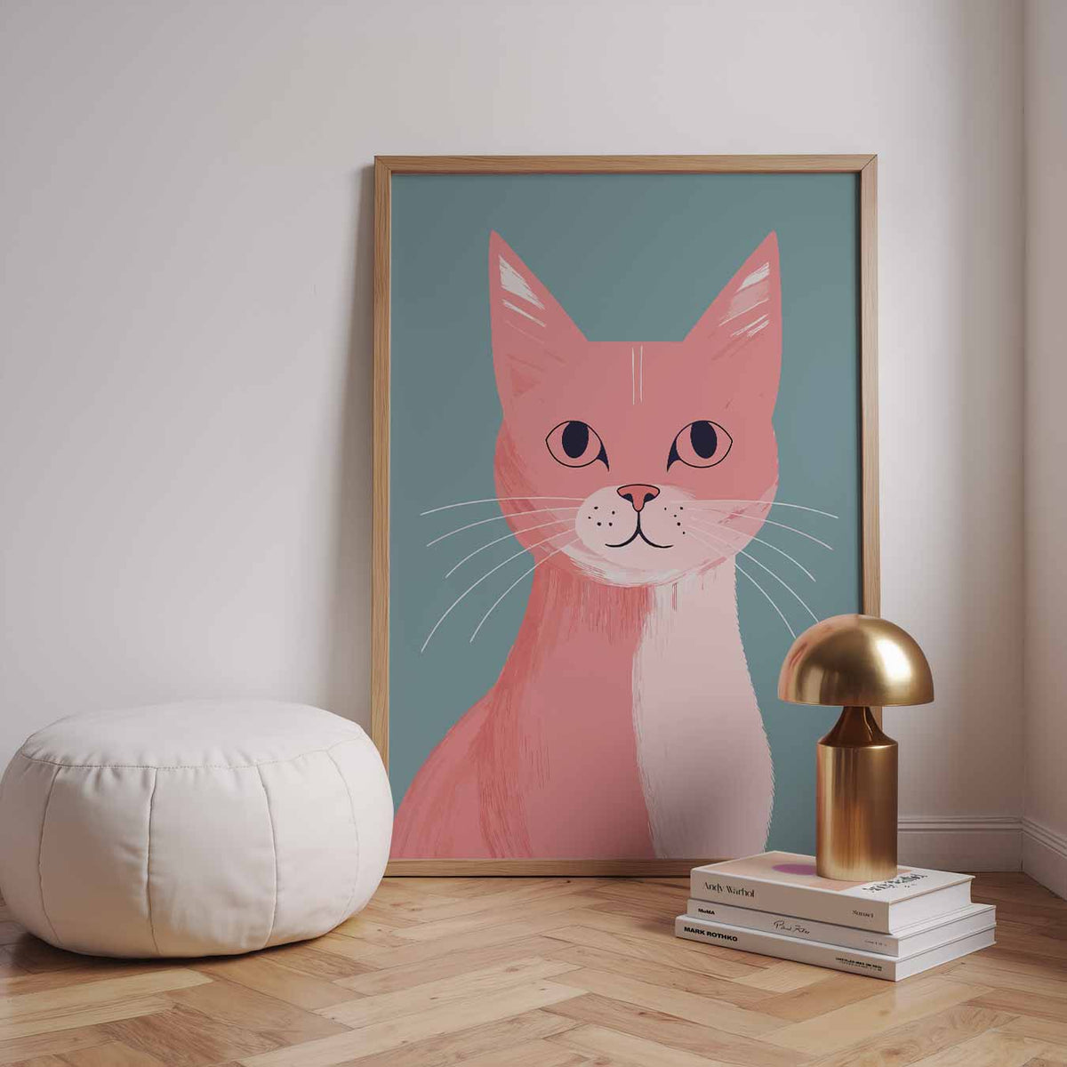 Stylish Kattenposter – dieren poster in staand formaat