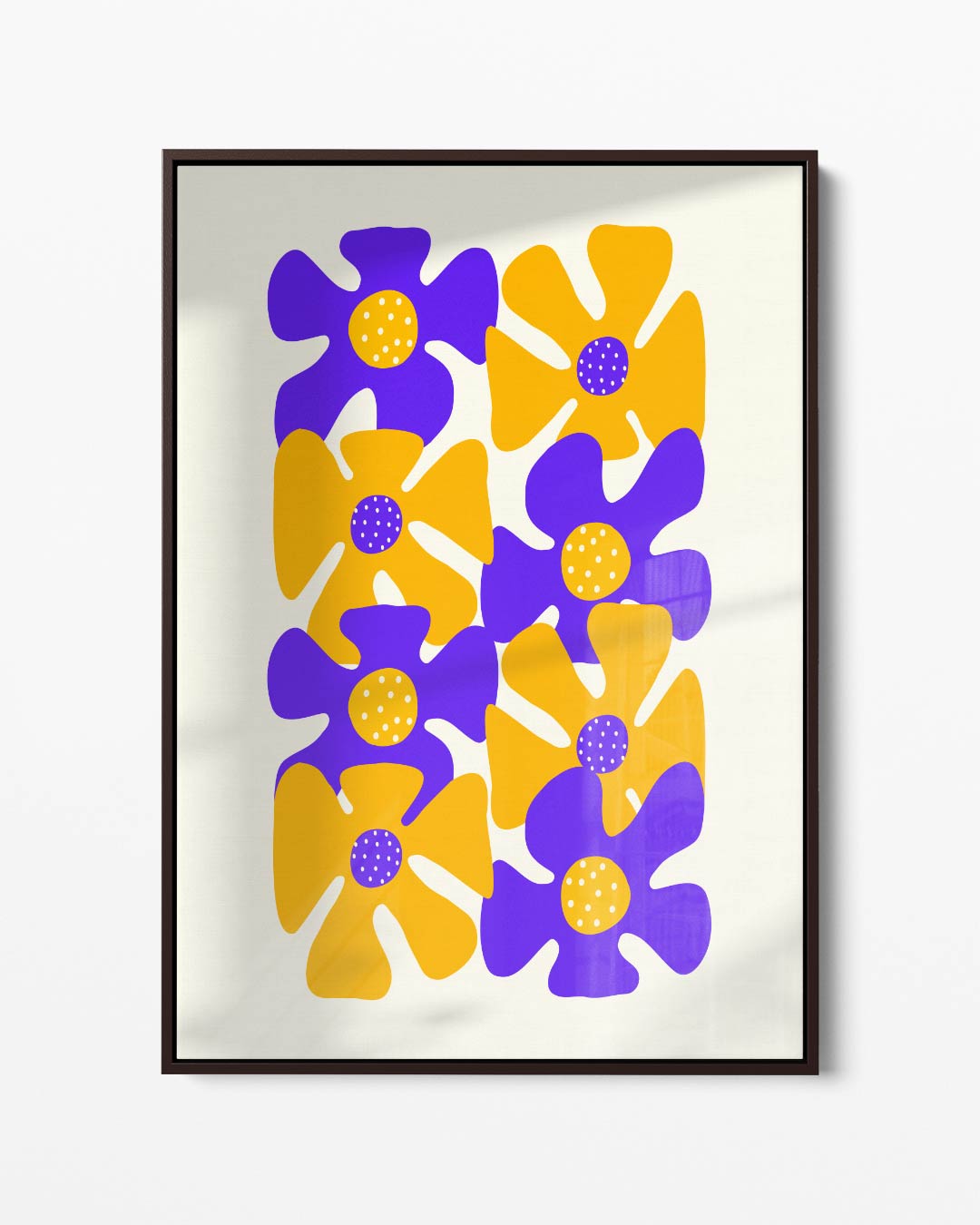 Kleurrijke Bloemenpracht – portret kunstwerk als wanddecoratie