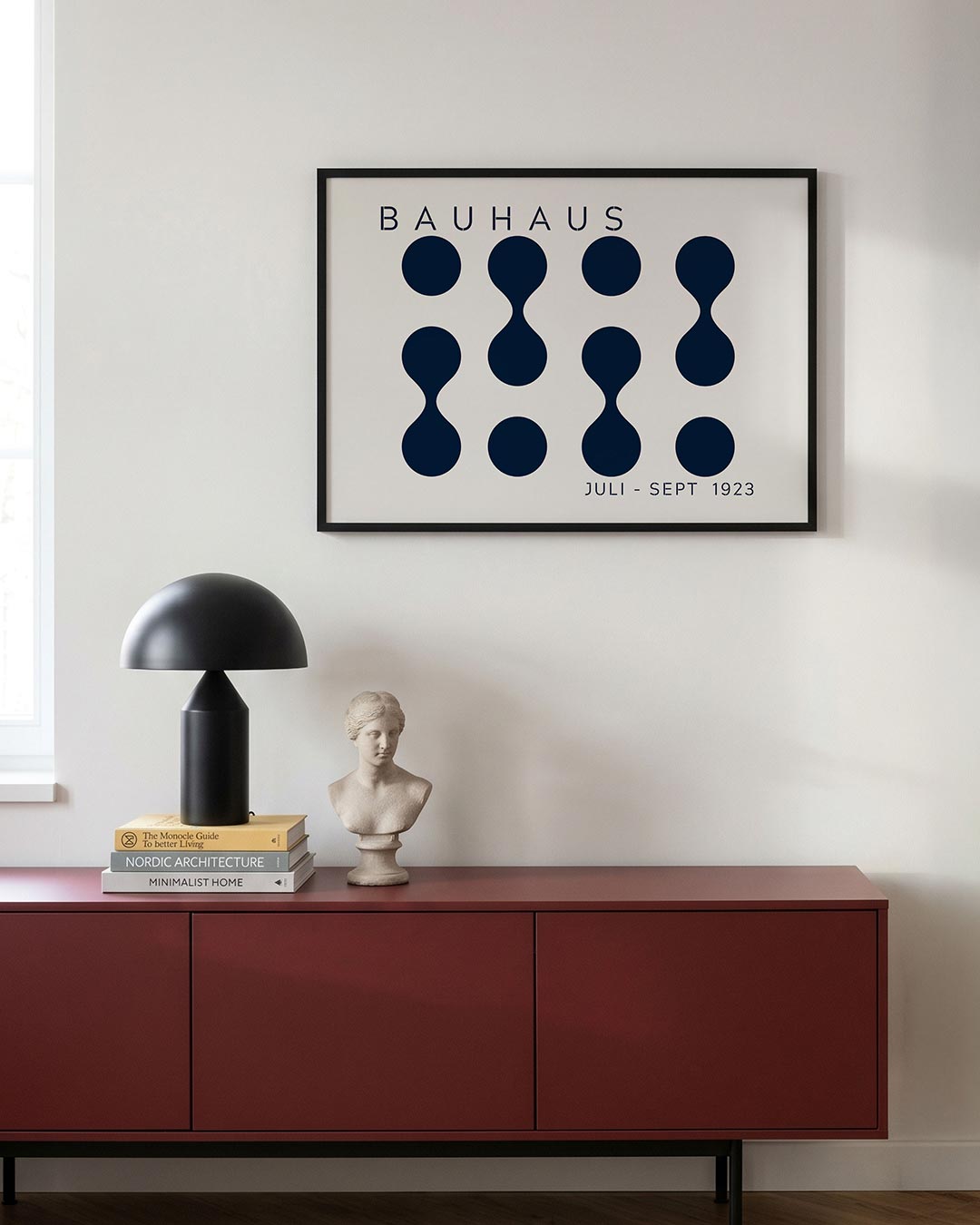 Vorm en balans – moderne Bauhaus wandkunst als poster