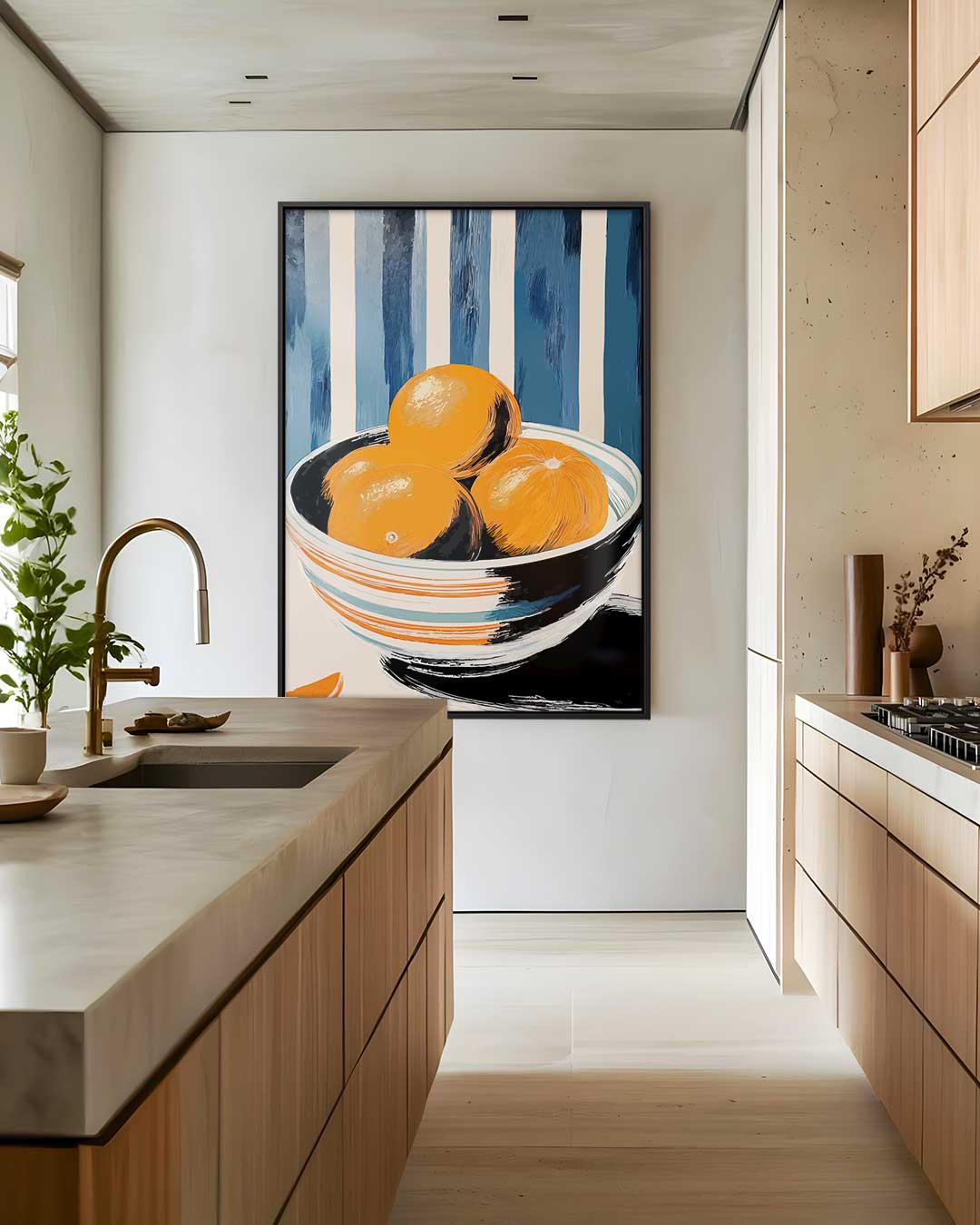 Nostalgische Stilleven met Sinaasappels – modern portret kunstwerk van WallArtistic