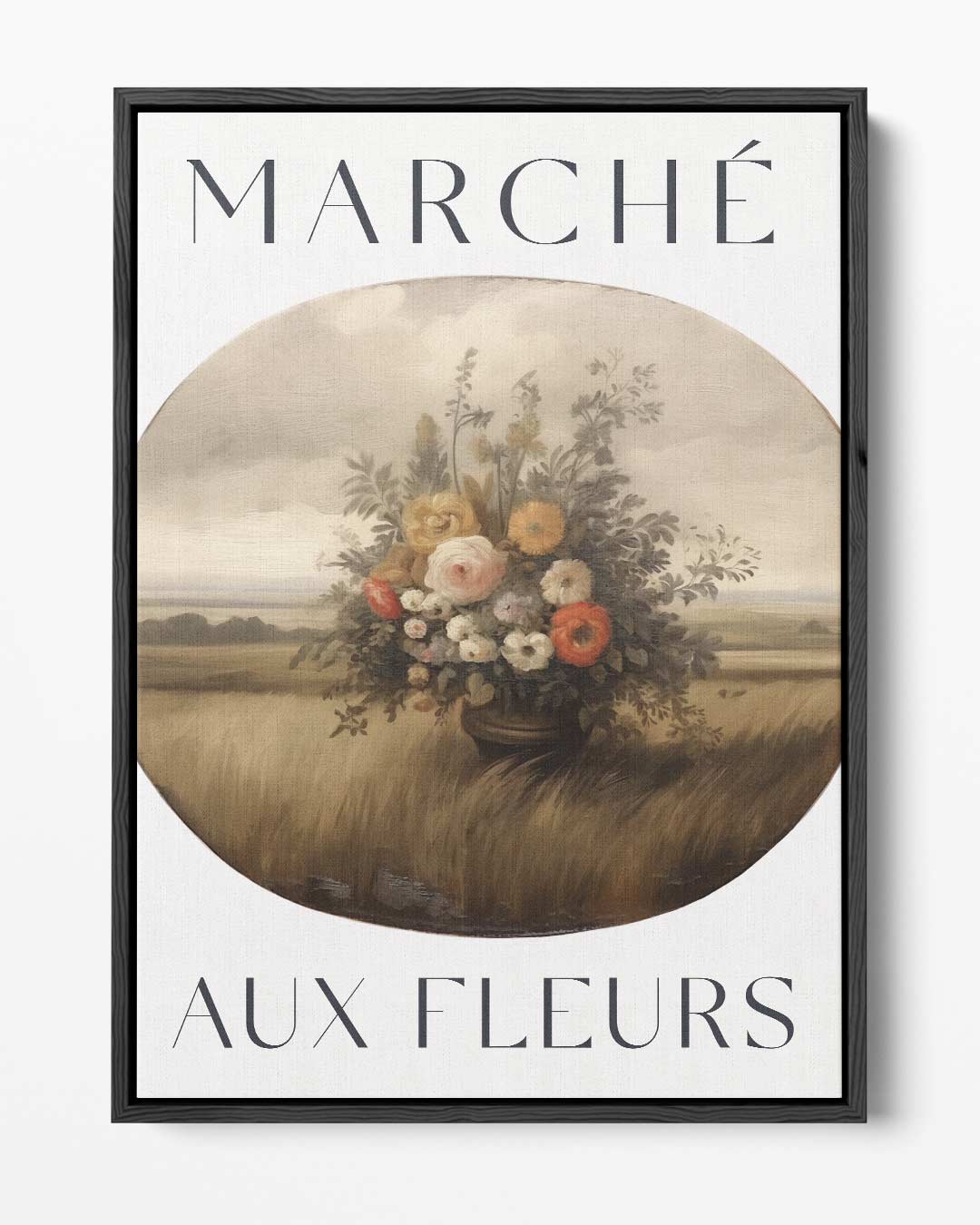 Bloemen in het Veld – portret kunstwerk als wanddecoratie