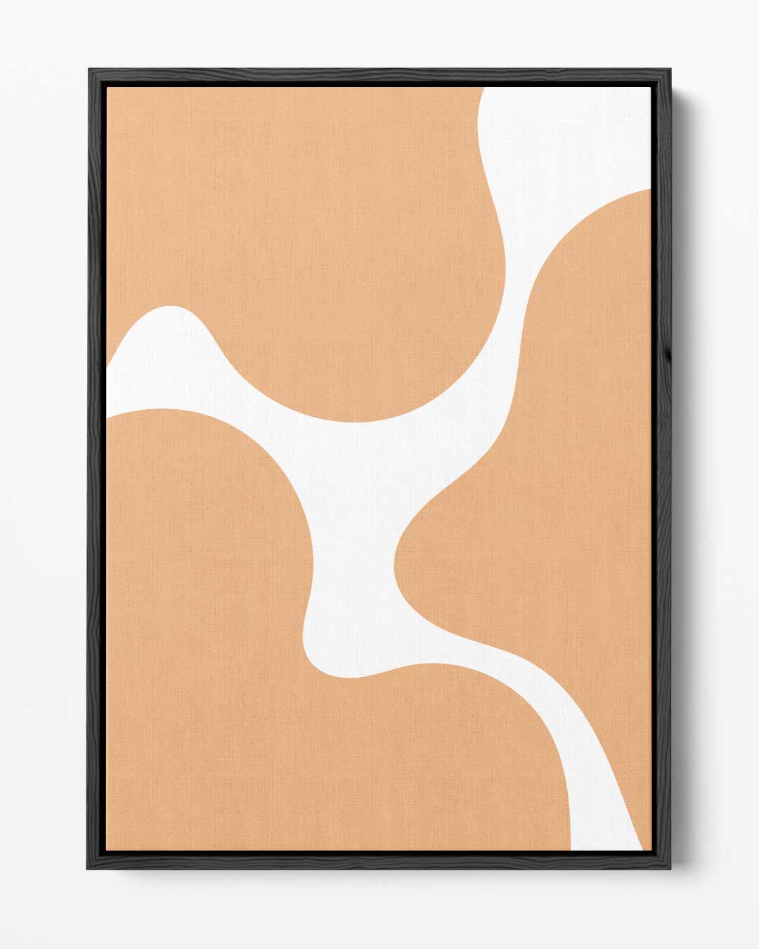 Vloeiende Vorm Abstractie – portret kunstwerk als wanddecoratie