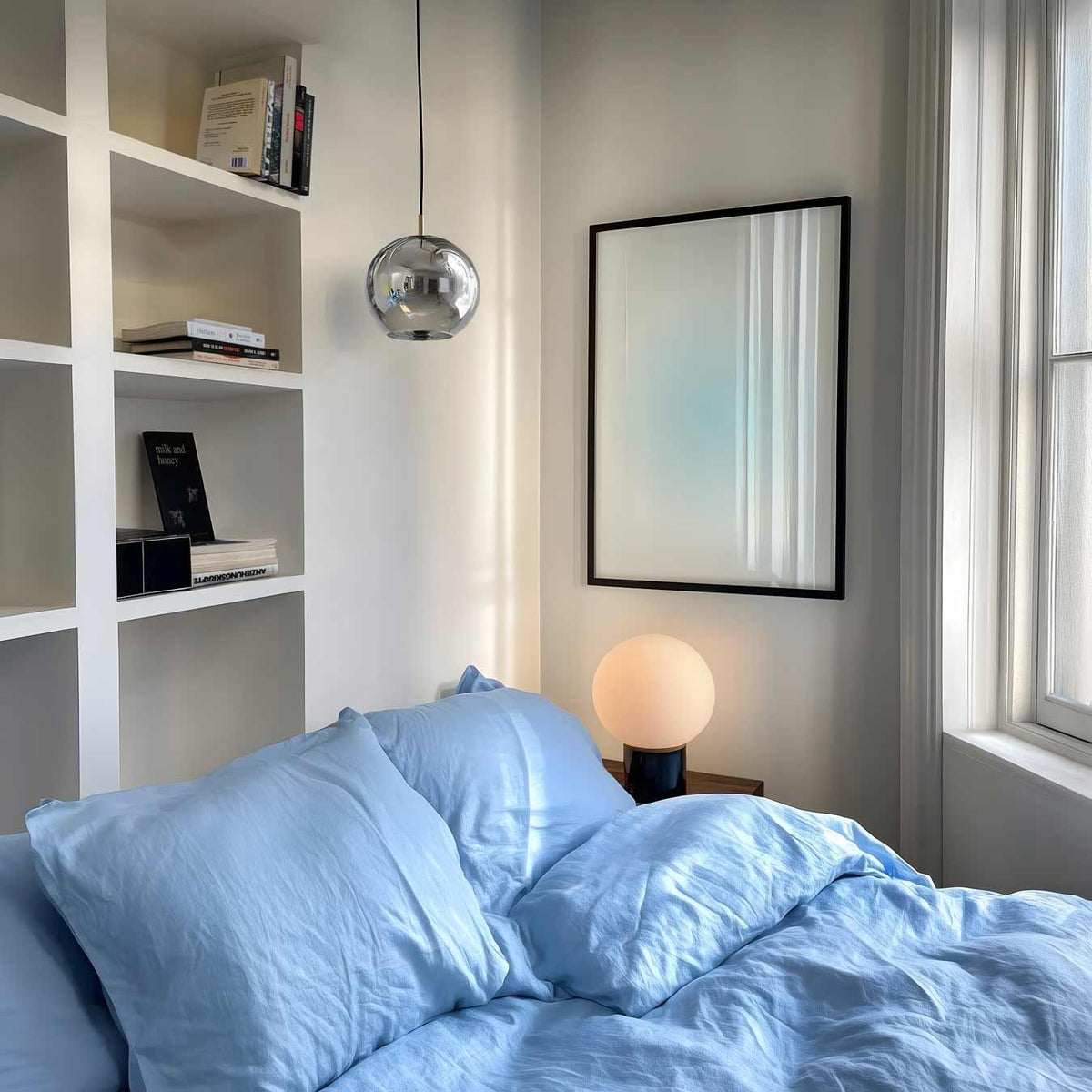 Dreamy Blue Vibes – mindful poster als rustige wanddecoratie