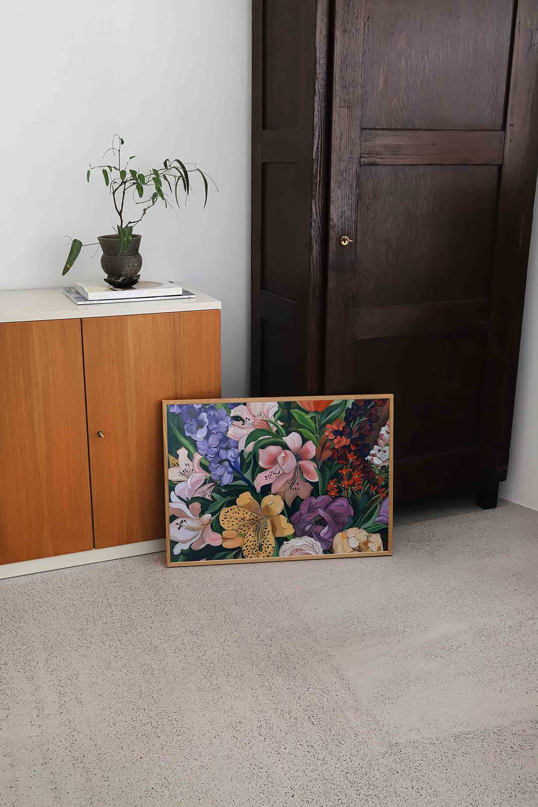 Bloemenpracht – bloemen wandkunst als landscape poster