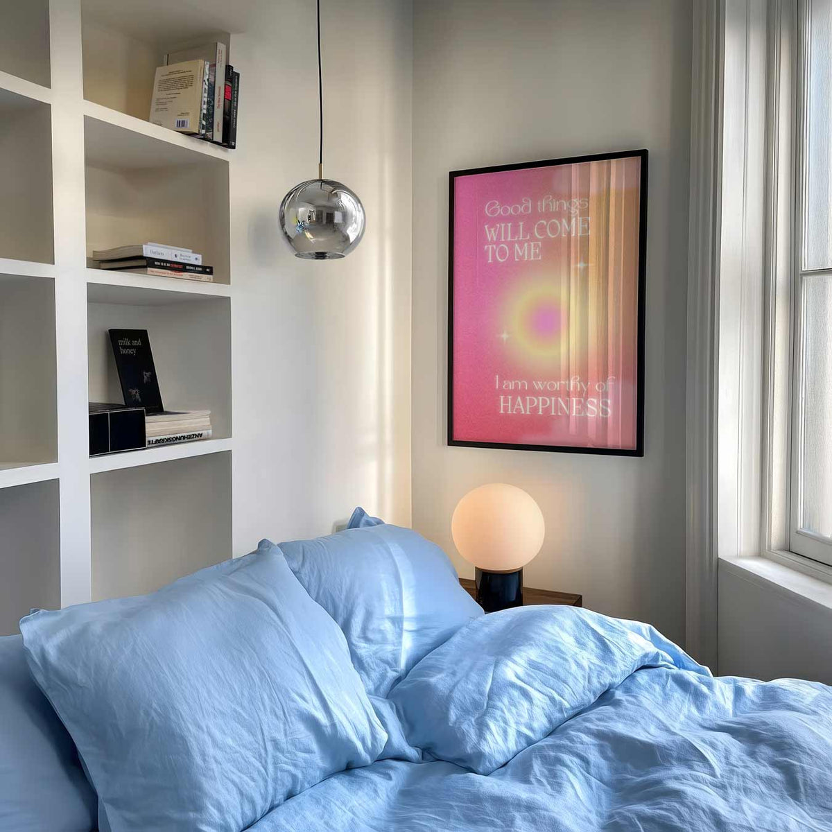 Good Things Will Come – mindful poster als rustige wanddecoratie