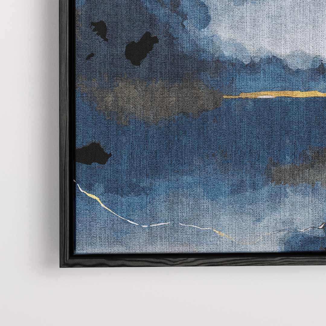 Avondgloren in Abstract – dibond kunstwerk als wanddecoratie