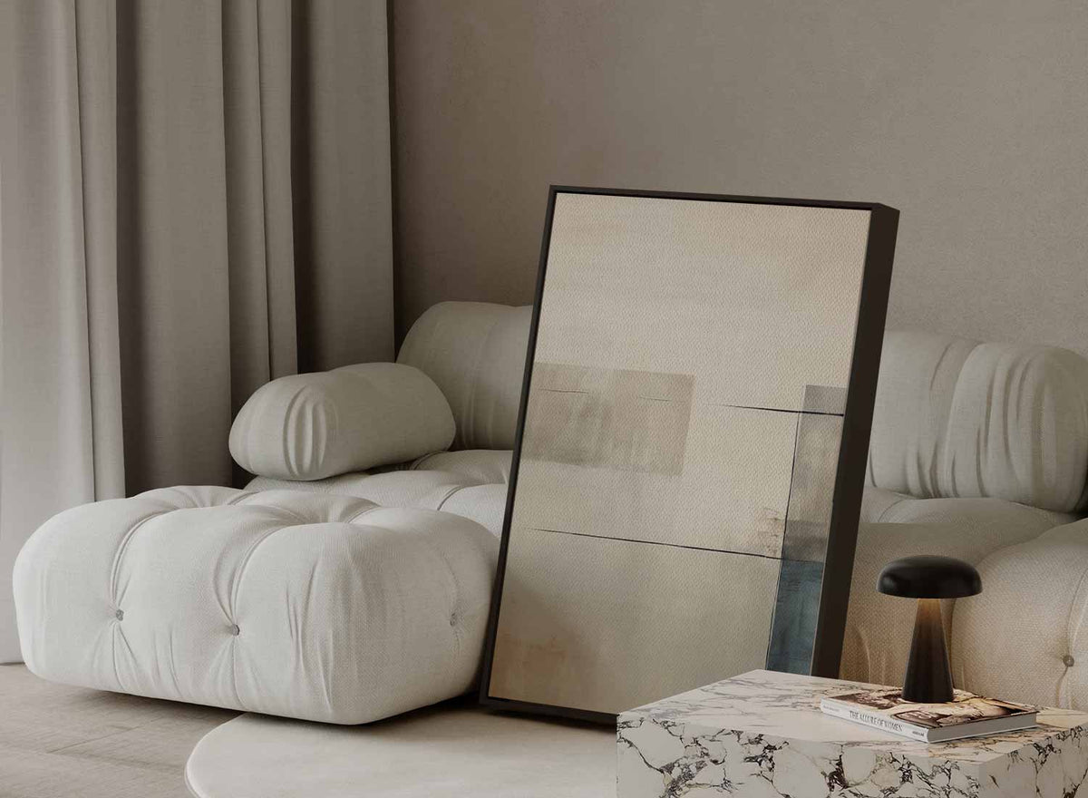 Rustige Horizon – plexiglas wanddecoratie in portret formaat