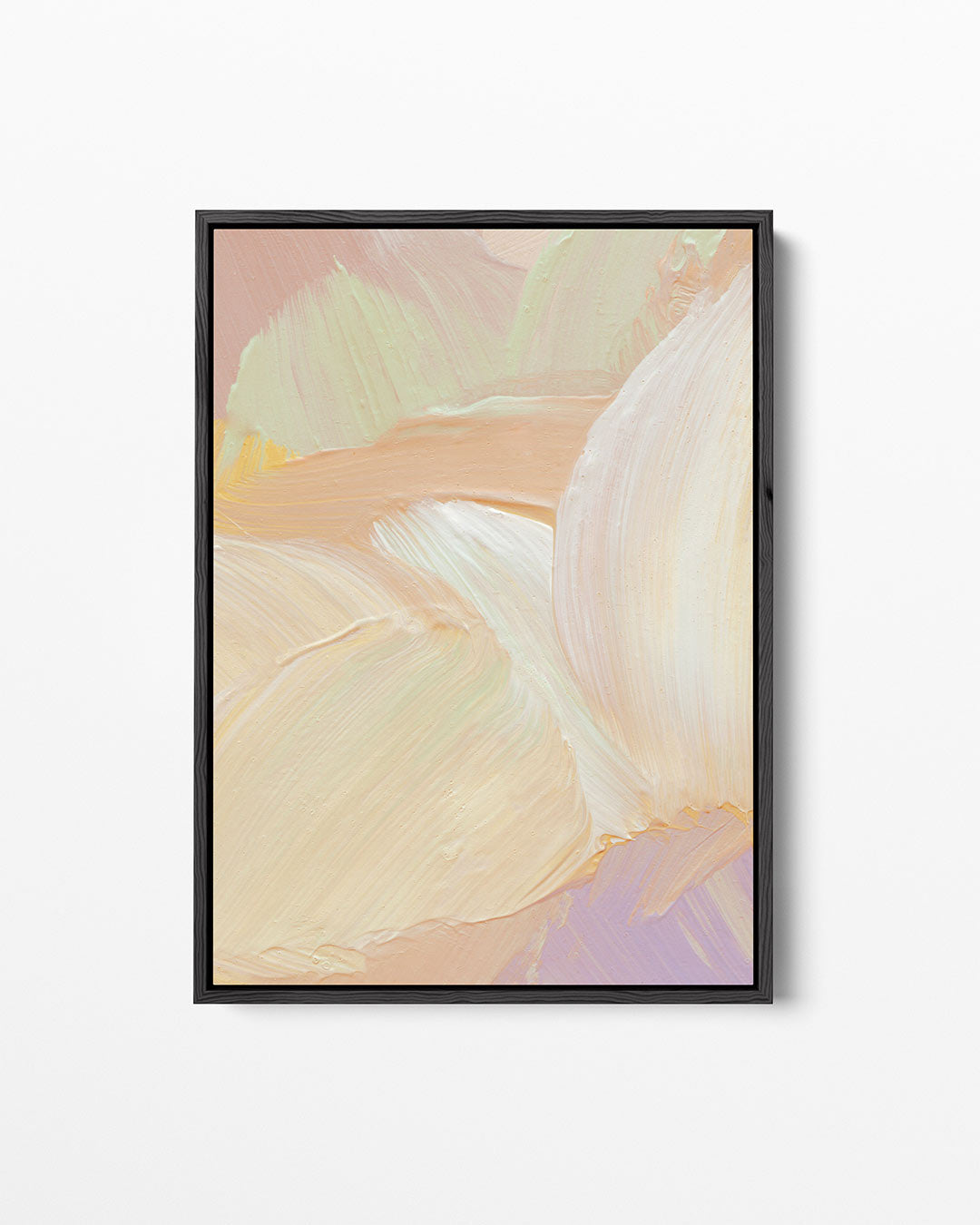Zachte kleuren compositie – staand wanddecoratie kunstwerk