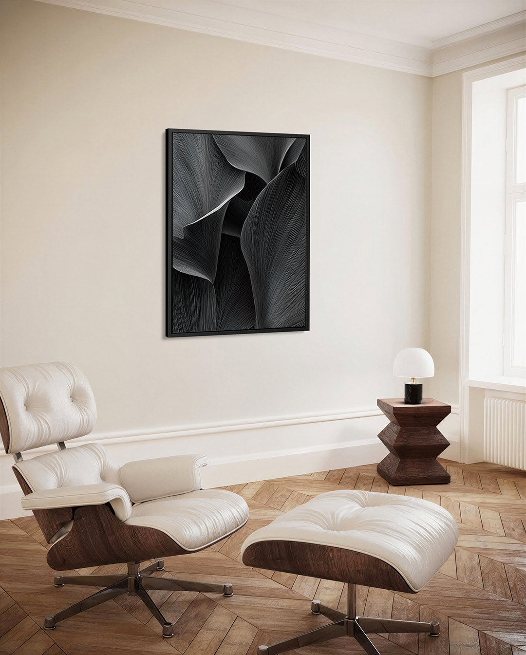 Organische lijnen – decoratief kunstwerk voor aan de muur