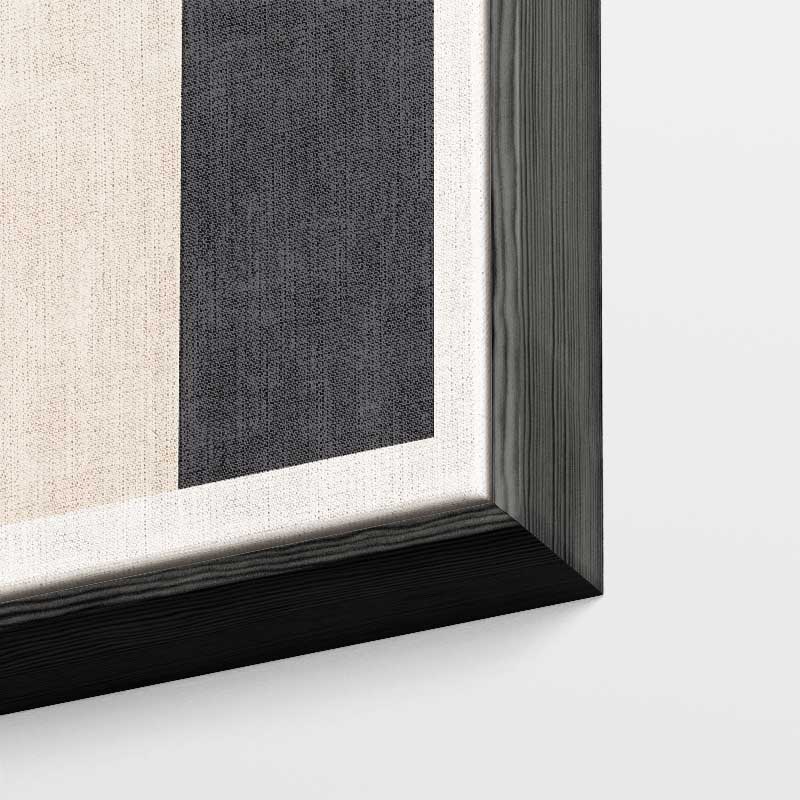 Stijlvolle Geometrie Poster – kunstwerk met zwarte baklijst