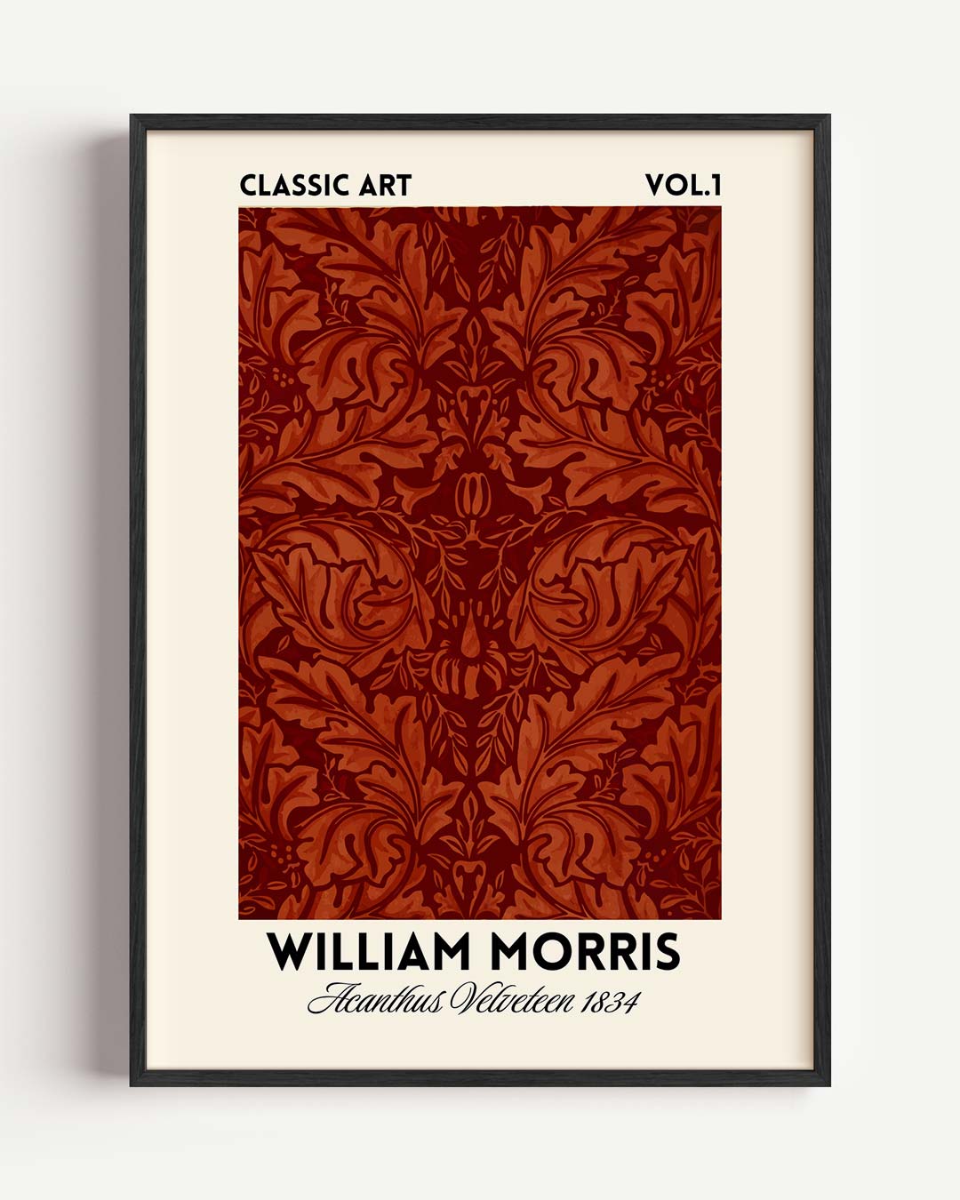 William Morris Klassieke Kunst – William Morris portret poster als wanddecoratie