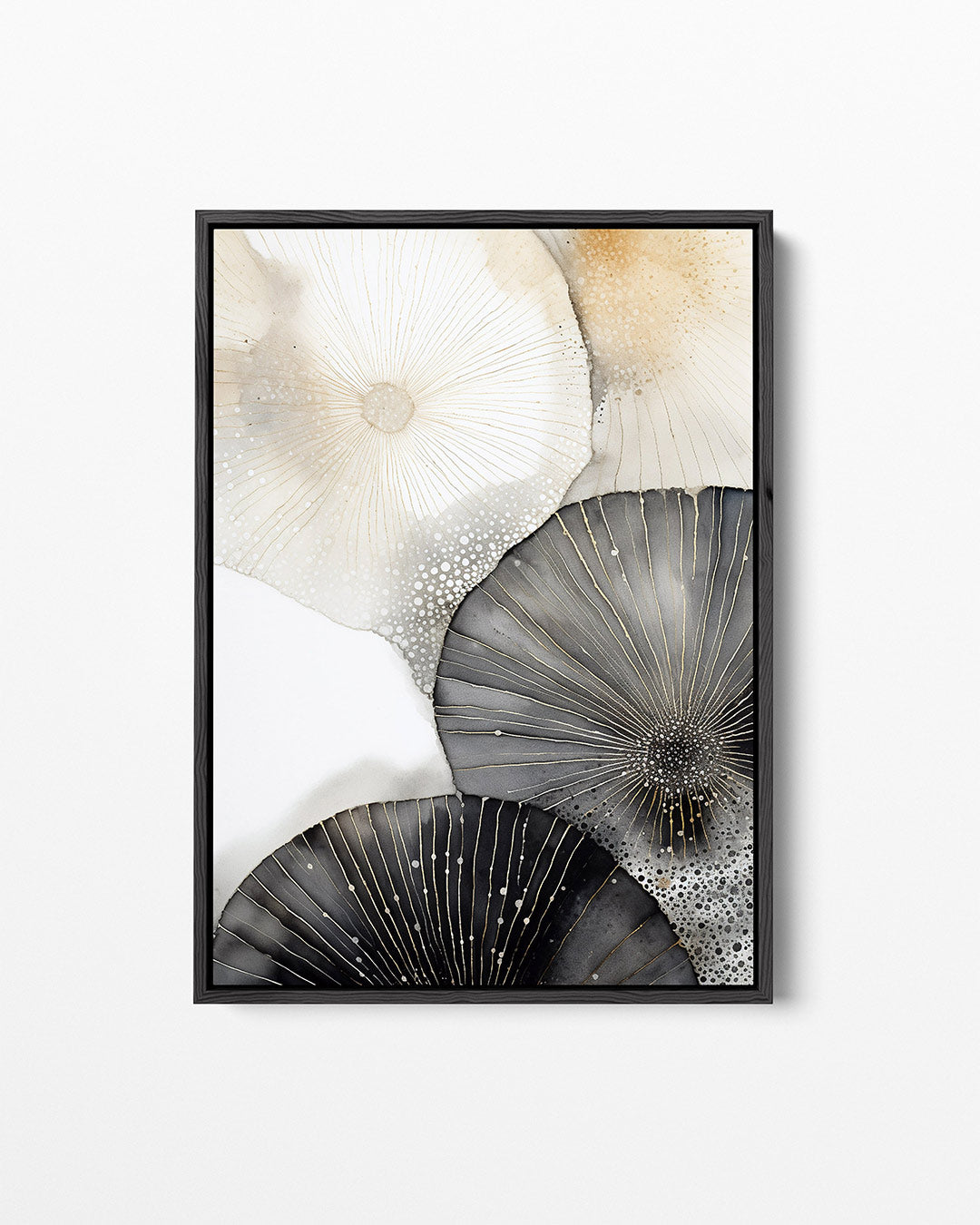 Organische vormen – staand wanddecoratie kunstwerk