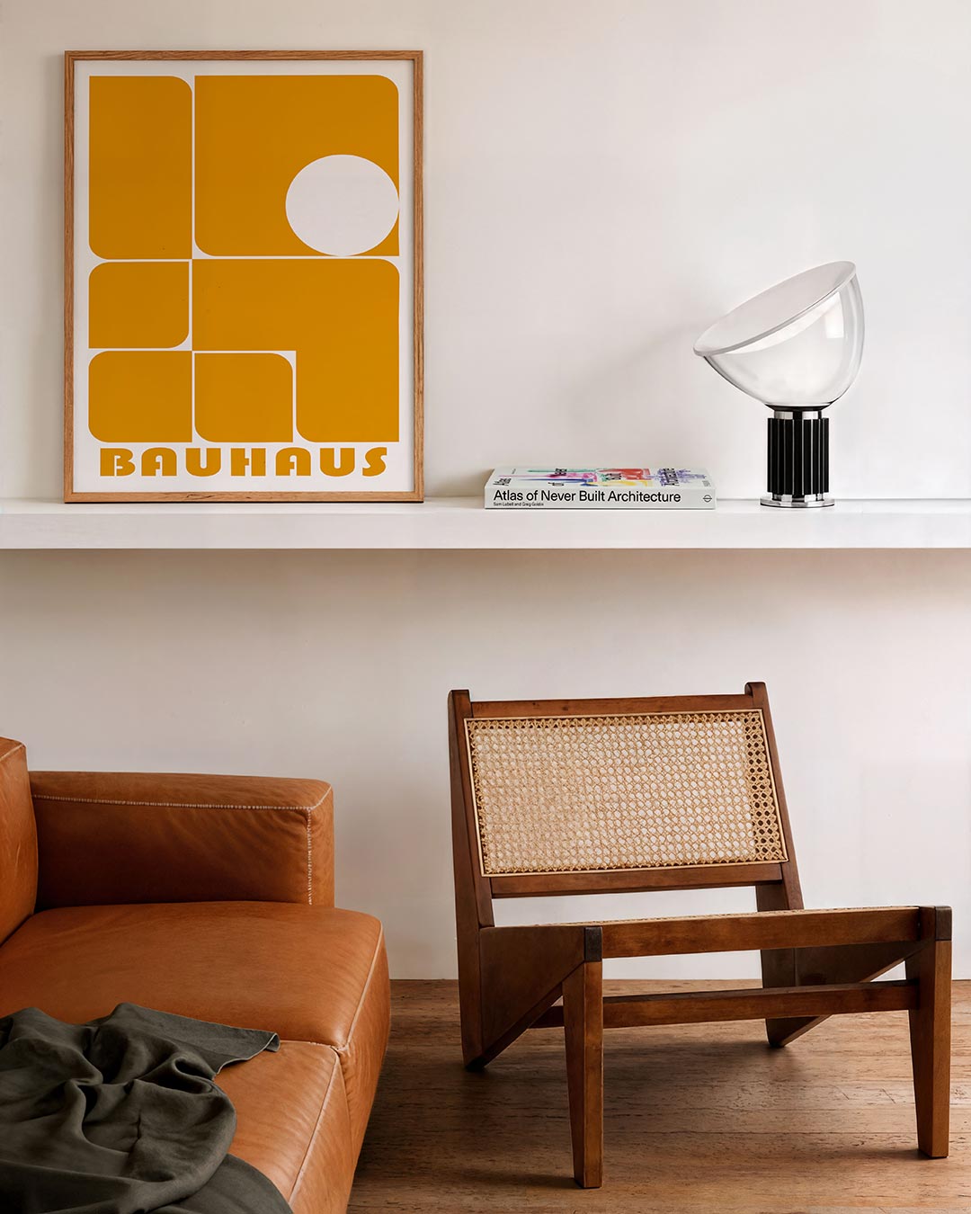 Vorm en balans – staande Bauhaus poster voor aan de muur