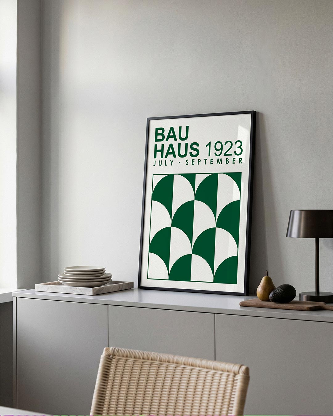 – moderne Bauhaus wandkunst als poster