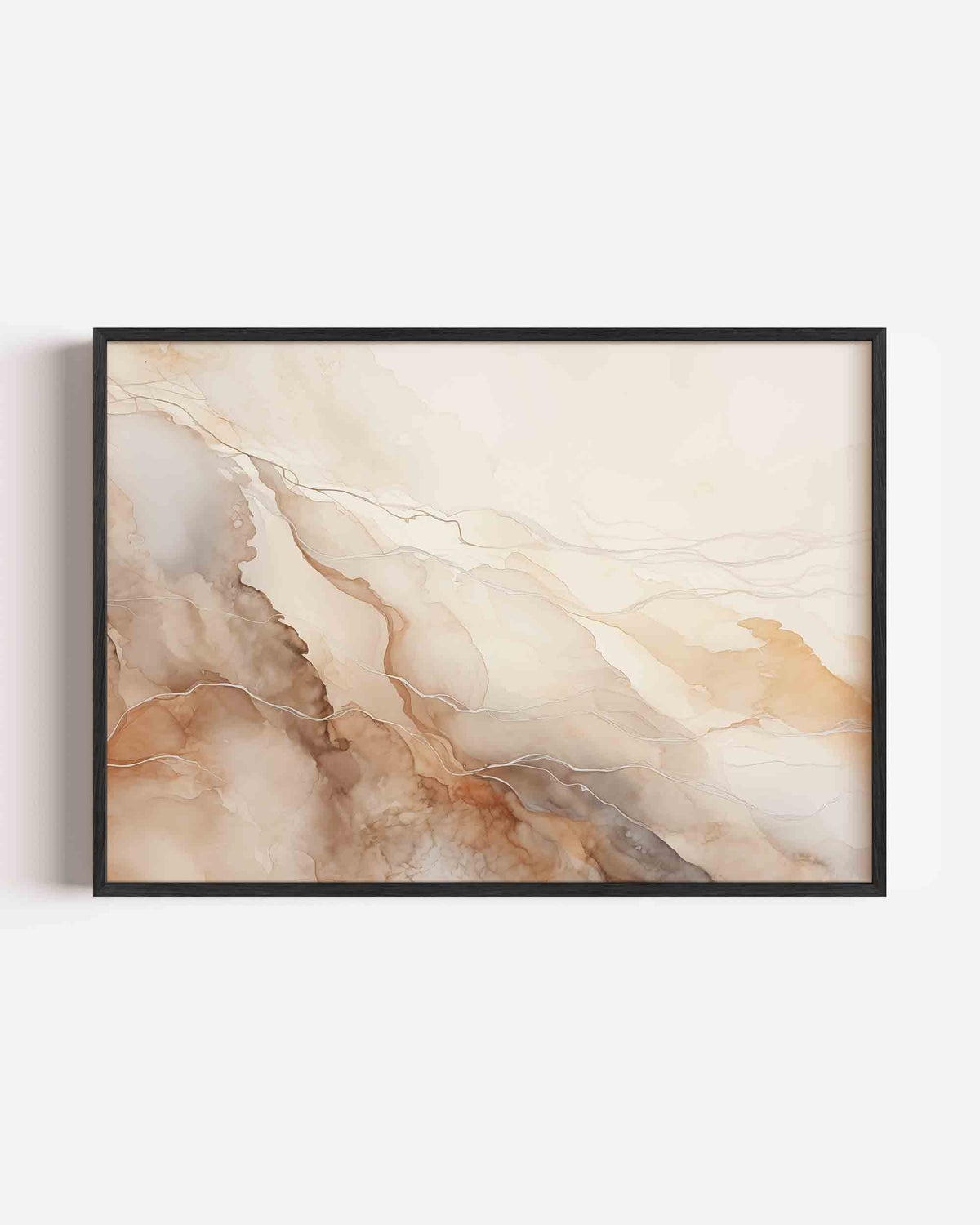Abstracte lijnen en vormen – abstracte landscape poster als wanddecoratie