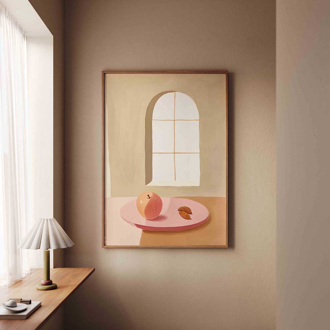 Appel en amandelen – staande jungle wanddecoratie van WallArtistic