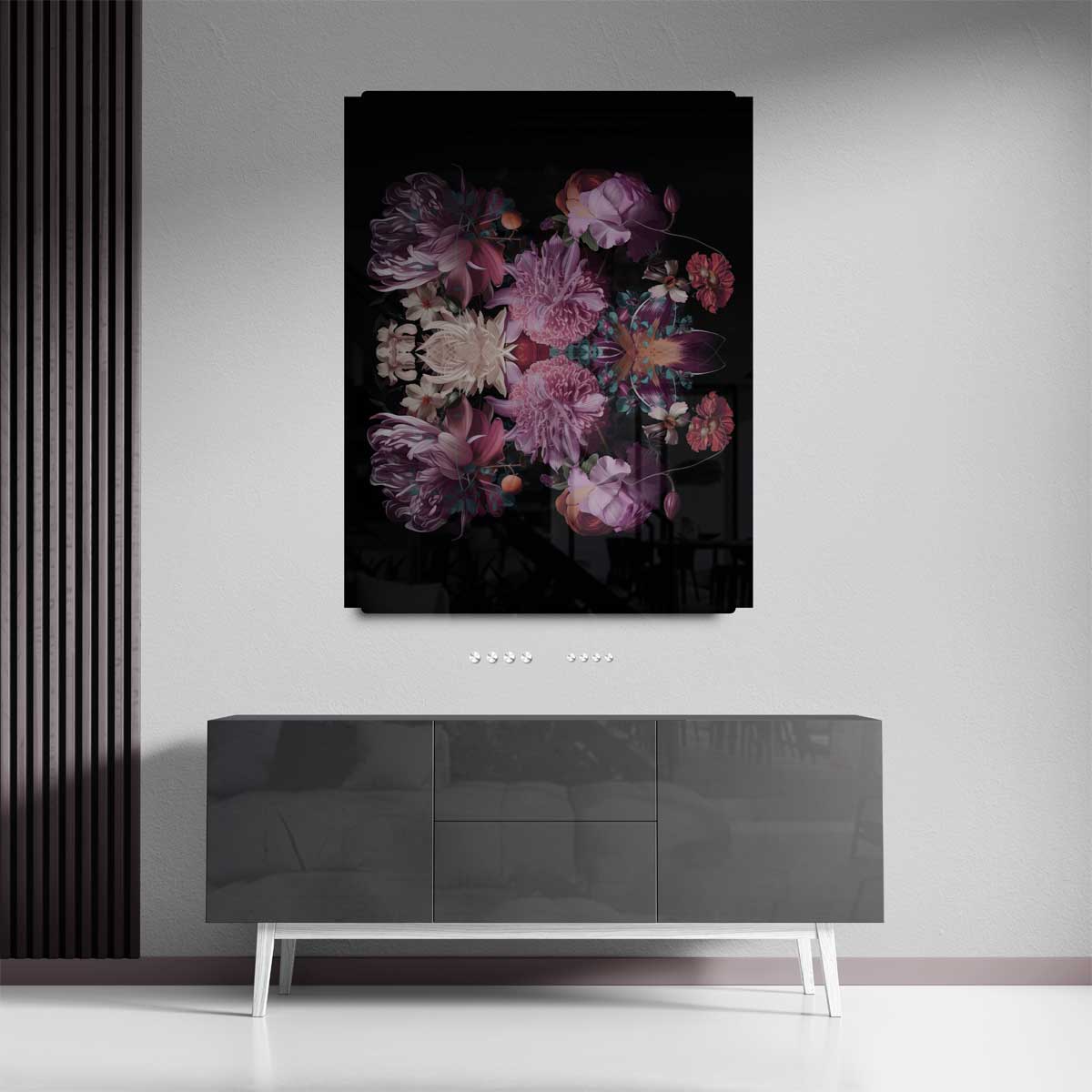 Bloemenpracht Symfonie – portret wandkunst van WallArtistic