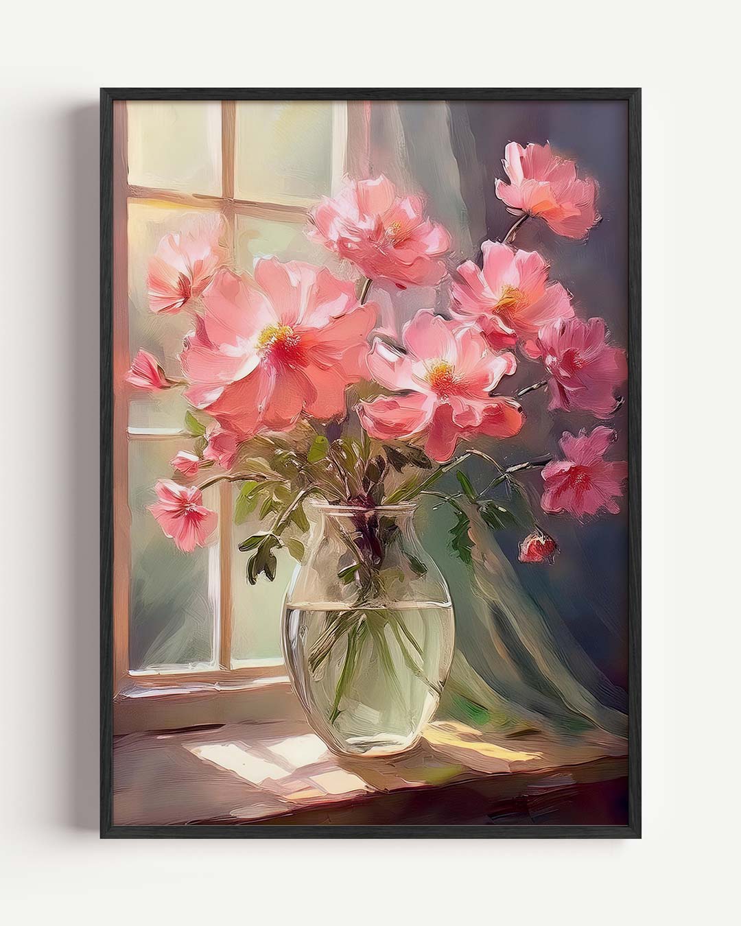 Zomerse Bloemenpracht – bloemen portret poster als wanddecoratie