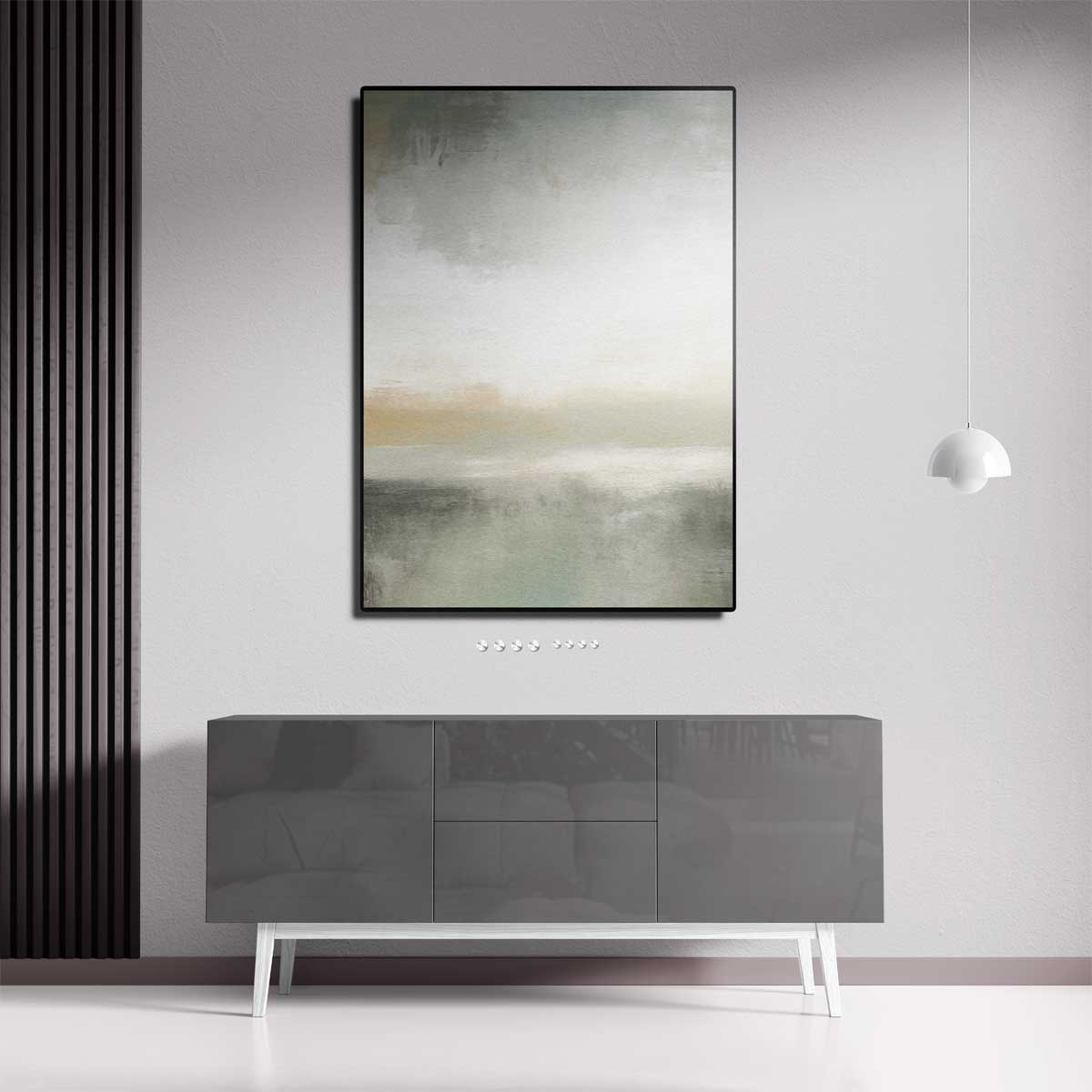 Rustgevende Horizon – canvas wanddecoratie in portret formaat