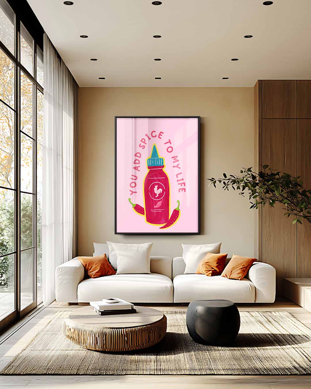 Spice Up Your Life Wandkunst – staand kunstwerk voor modern interieur