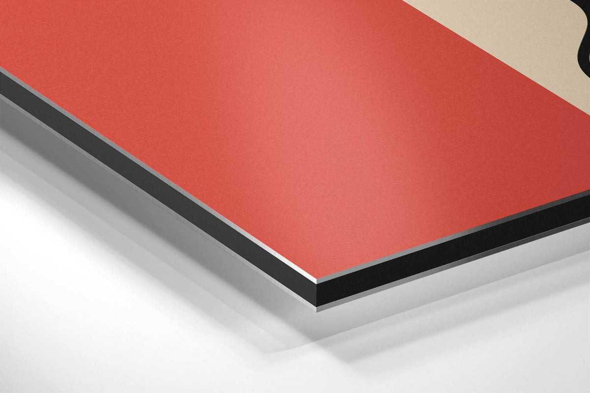 Geometrische Vaas in Stippen – canvas kunstwerk als wanddecoratie