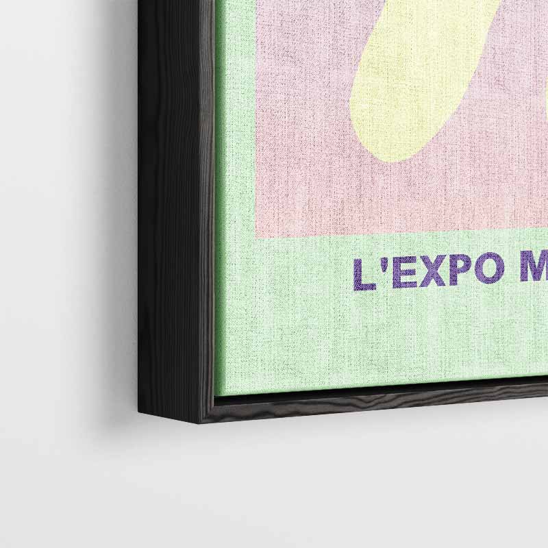 Abstracte Vormen in Pastel – dibond wanddecoratie in staand formaat