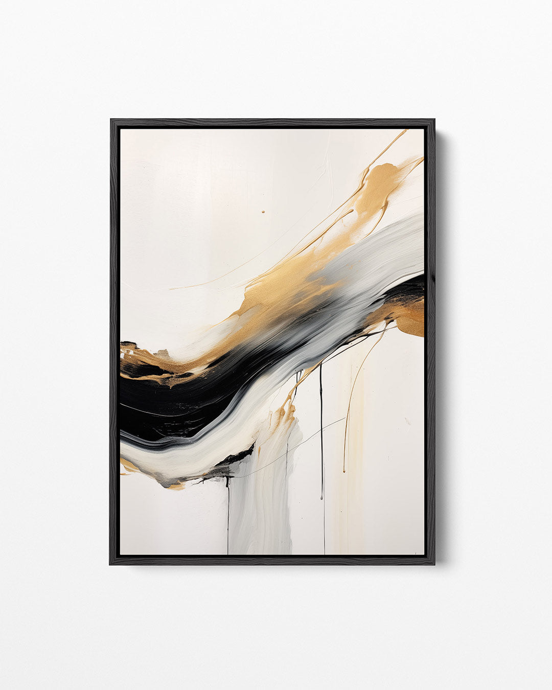 Vloeiende kleurencompositie – staand wanddecoratie kunstwerk