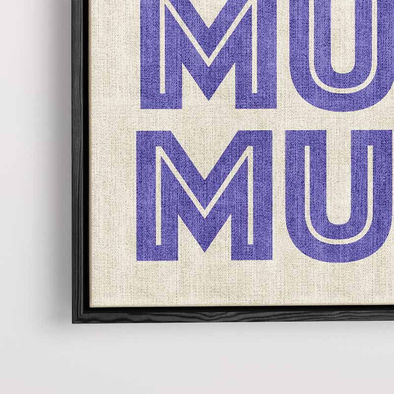 Veelzijdige Muse Herhaling – canvas wanddecoratie in portret formaat