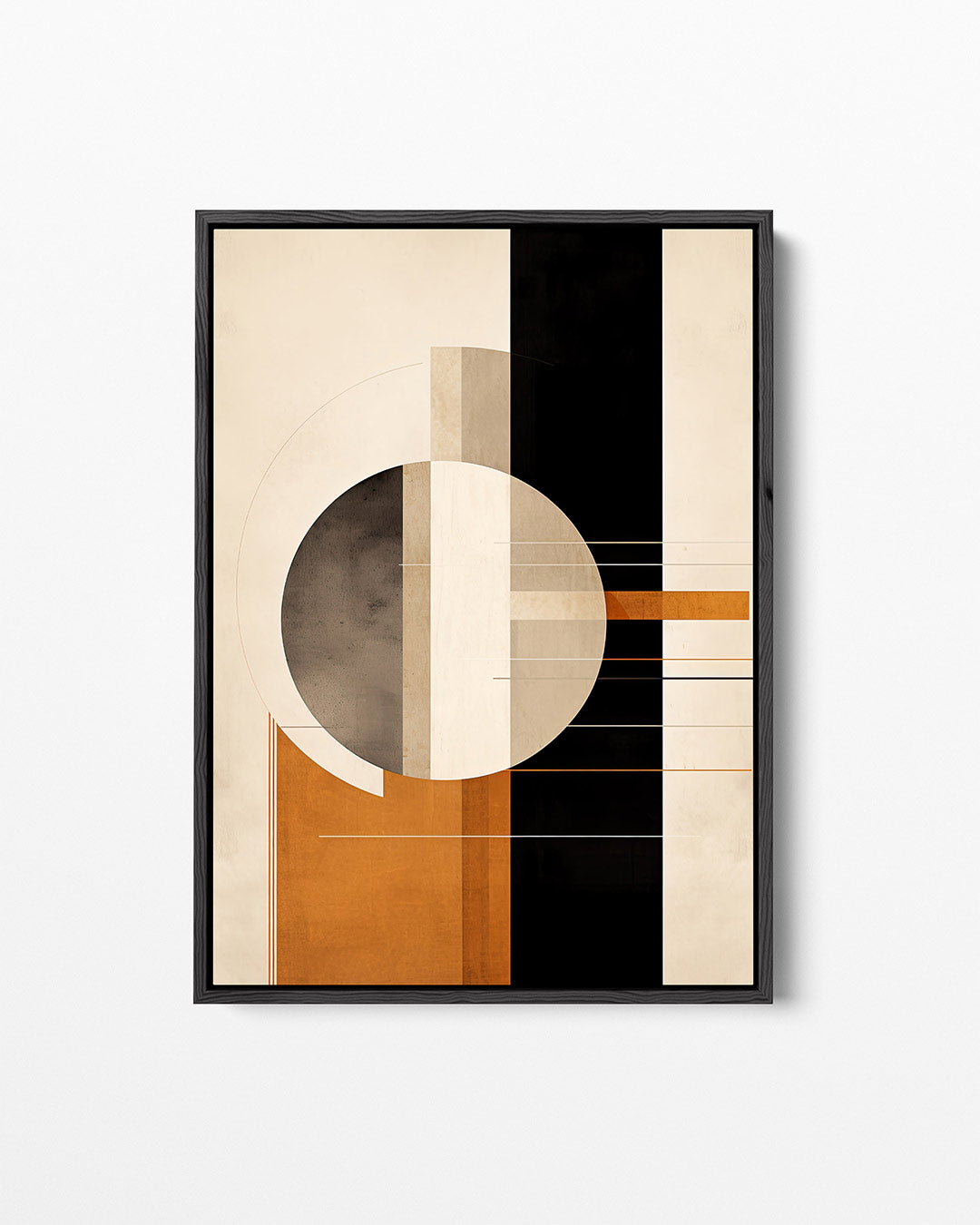 Geometrische vormen compositie – staand wanddecoratie kunstwerk