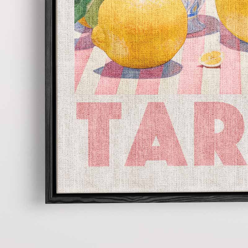 Citroen Tarte – modern portret kunstwerk van WallArtistic