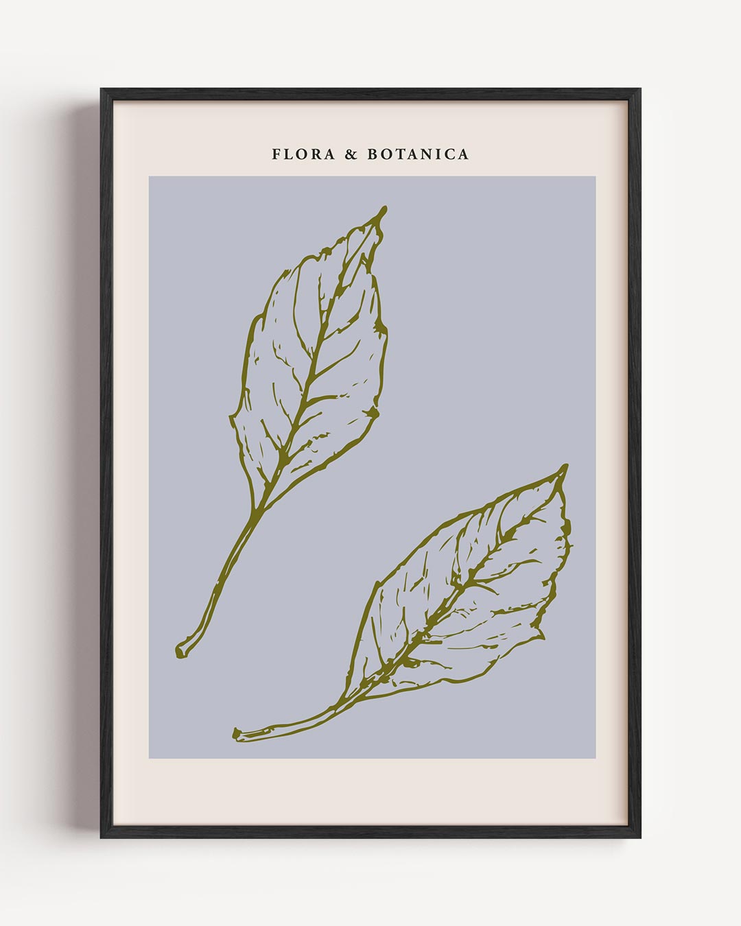 Botanische Blaadjes – keuken portret poster als wanddecoratie