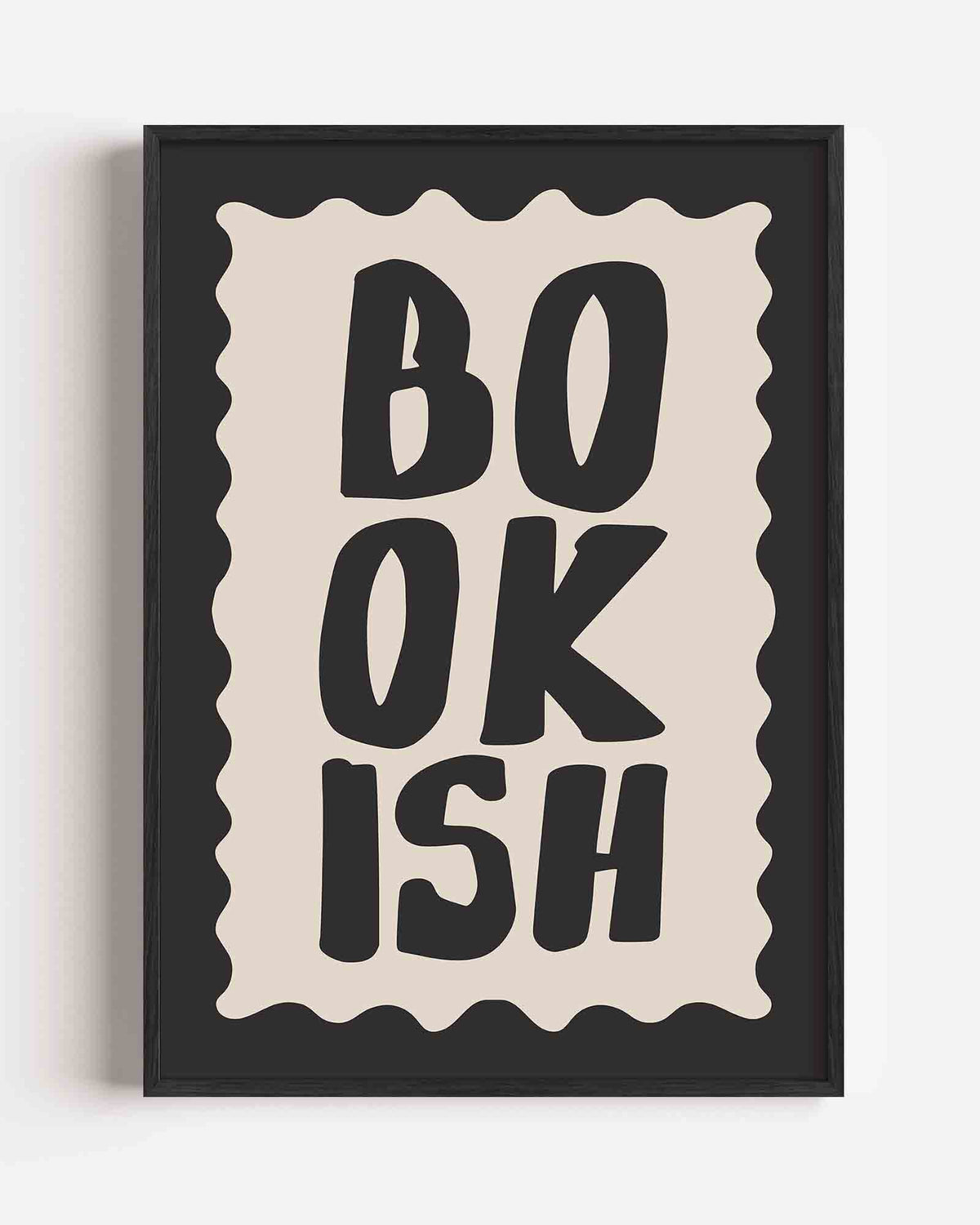 Bookish – hedendaagse illustratie portret poster als wanddecoratie