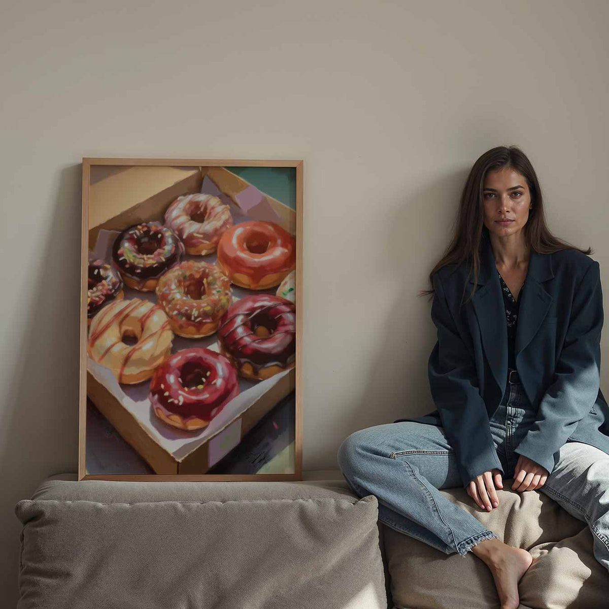Donuts – staande keuken wanddecoratie van WallArtistic