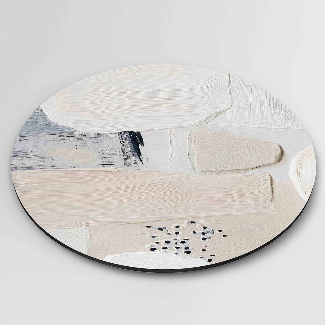 Abstracte vormen – ronde textuur wanddecoratie van WallArtistic