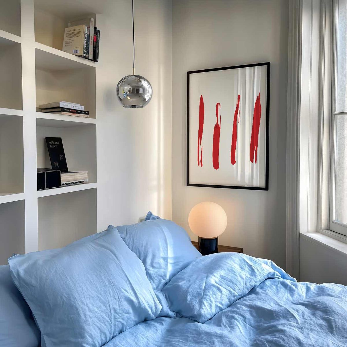Moderne Abstracte Kunstposter – abstracte poster als moderne staande wanddecoratie