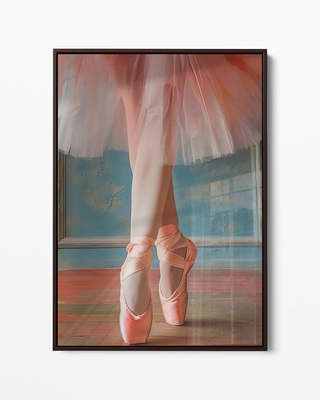 Elegantie in Ballet – portret kunstwerk als wanddecoratie