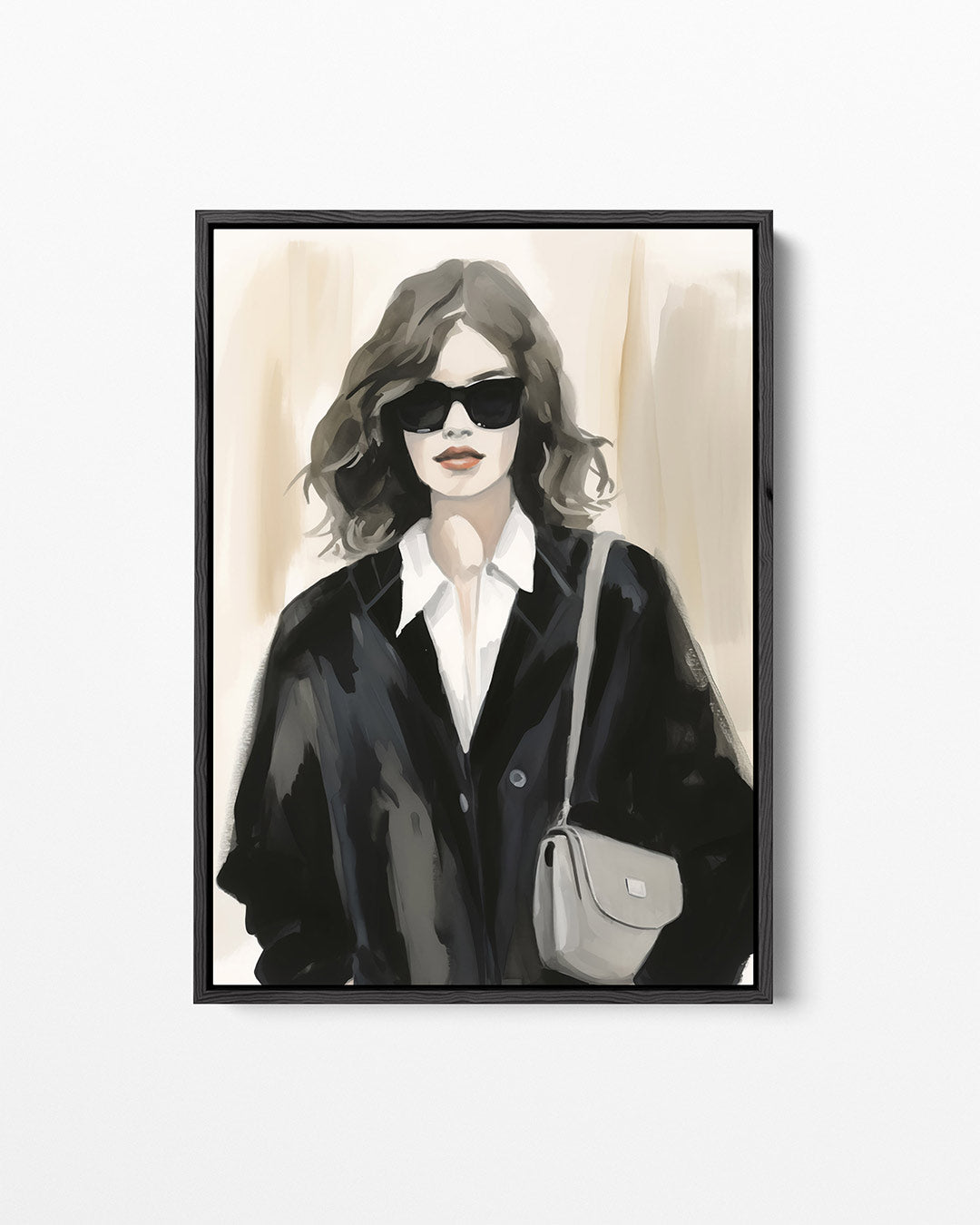 Stijlvolle vrouw – staand wanddecoratie kunstwerk