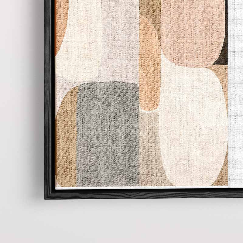 Aards Verlangen - Abstracte Harmonie in Kleur – staand kunstwerk voor modern interieur