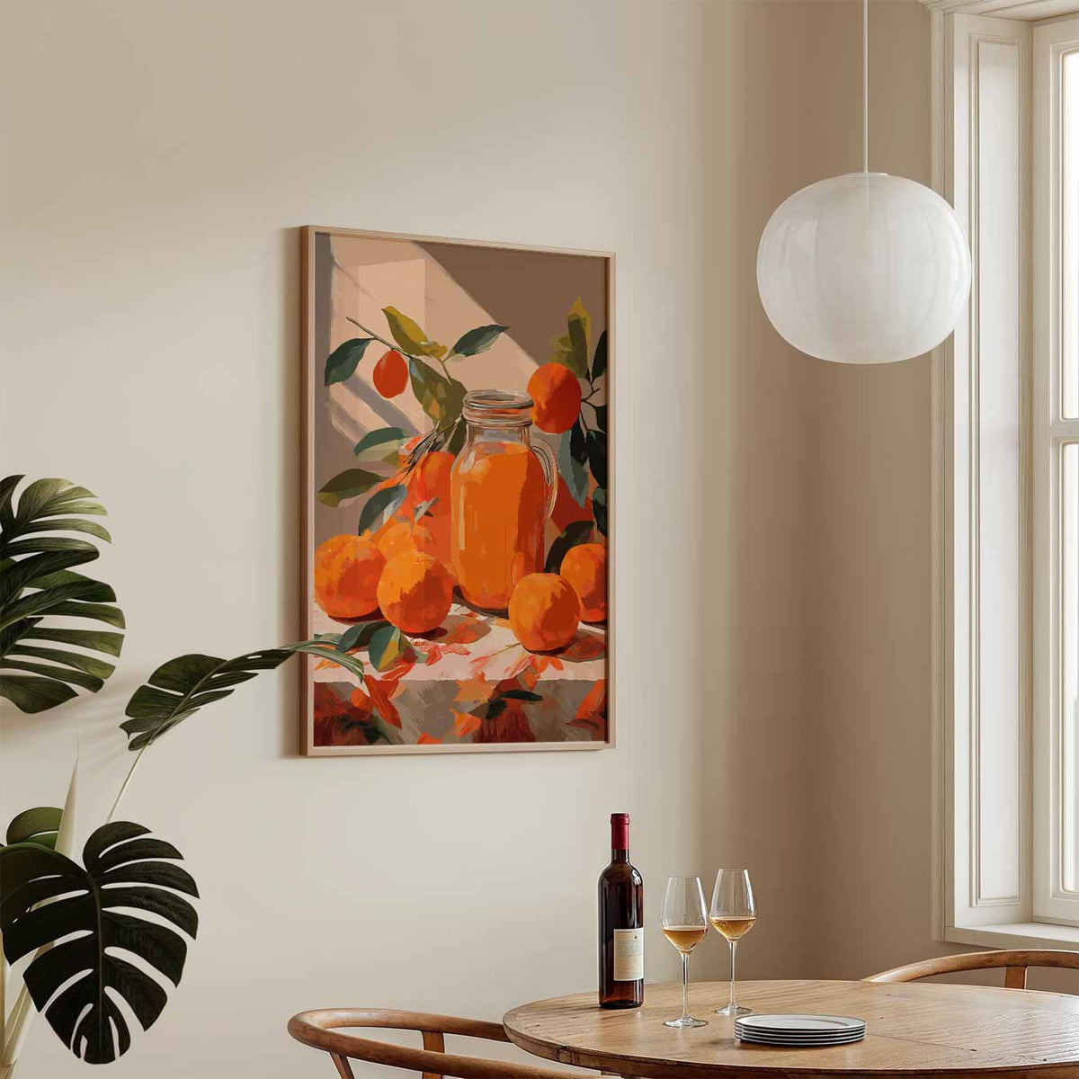 Citrusfruit Culinair – keukenposter in staand formaat