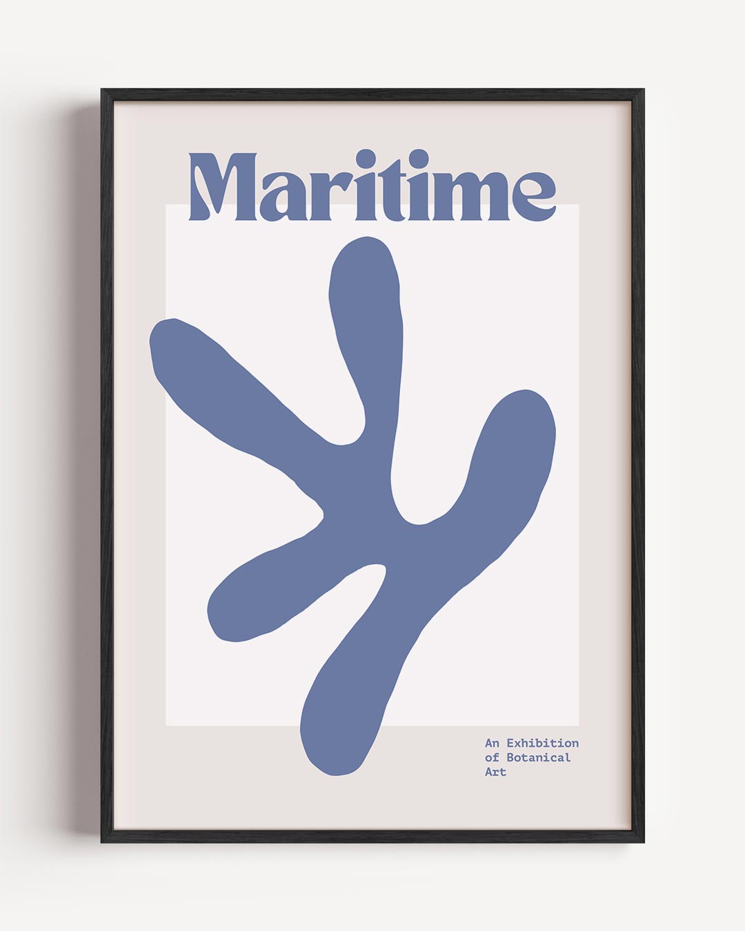 Maritime Botanische Kunst – kleurrijke abstracte portret poster als wanddecoratie