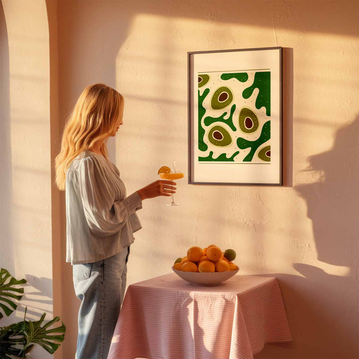 Avocado Droom – keuken poster als sfeervolle staande wanddecoratie