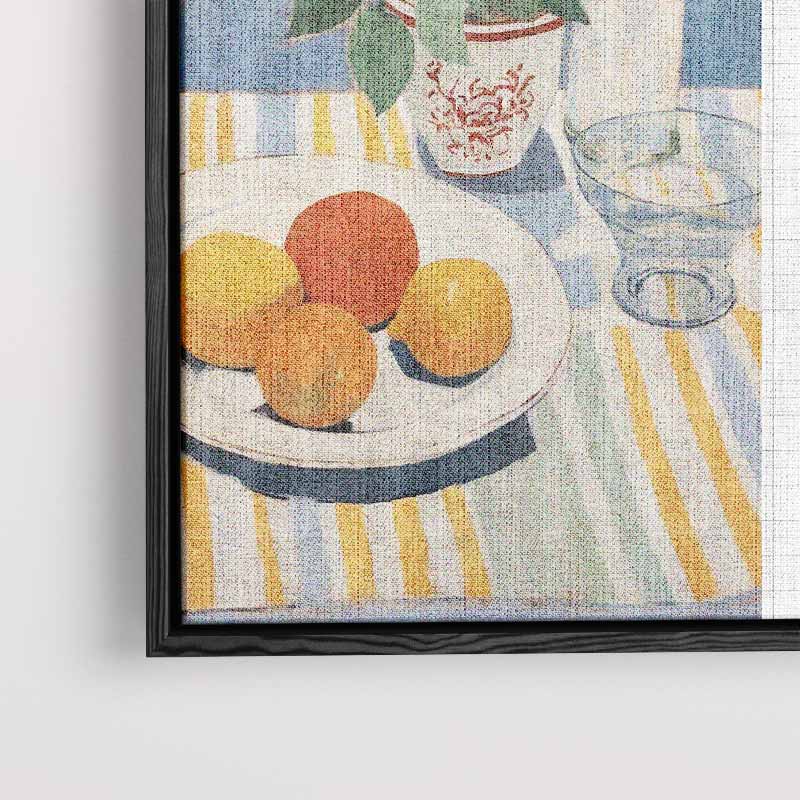 Verfrissende Zomertafel – staand kunstwerk voor modern interieur