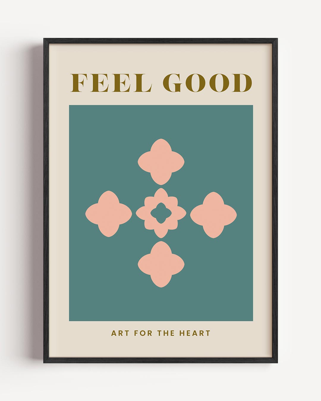 Feel Good Wanddecoratie – elegante portret poster als wanddecoratie