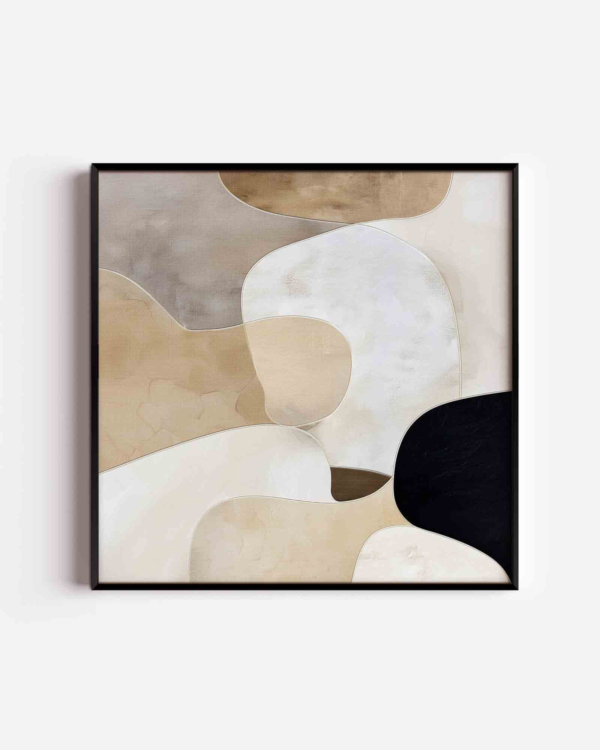 Abstracte vormen – abstracte vierkante poster als wanddecoratie