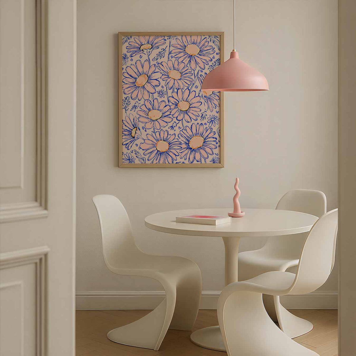 Bloemrijke Vrolijkheid – bloemen poster in staand formaat