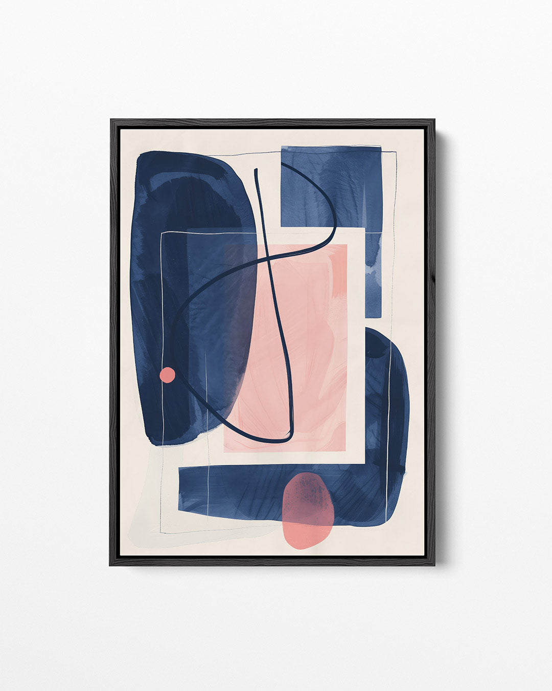 Geometrische vormen compositie – staand wanddecoratie kunstwerk