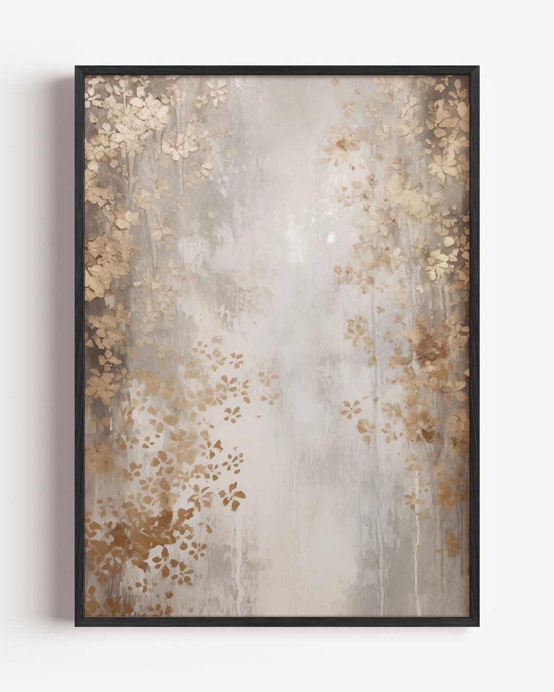 Gouden Bloesem – kerst portret poster als wanddecoratie