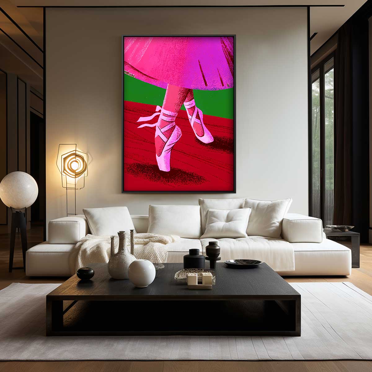 Dansende Schoonheid – staand kunstwerk voor modern interieur