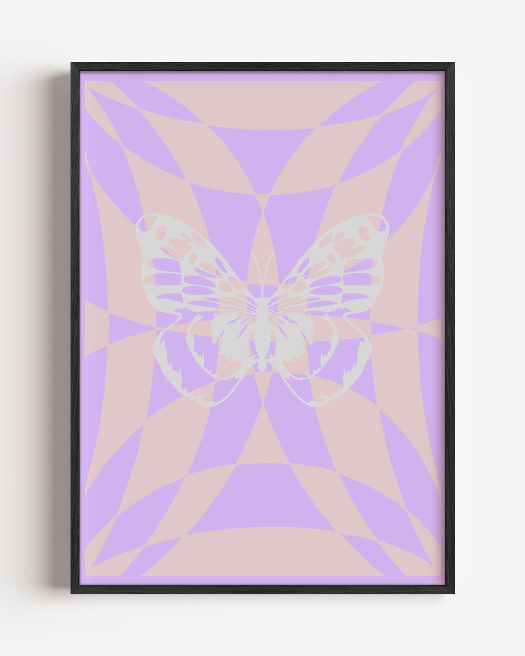 Vlinders Dromen – moderne portret poster als wanddecoratie